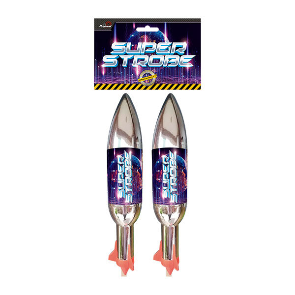 SUPER STROBE ROCKETS Fireworks Den
